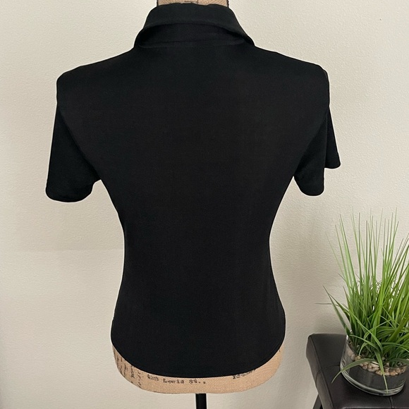 Mojo Button Up Blouse, Sz S - Picture 3 of 6